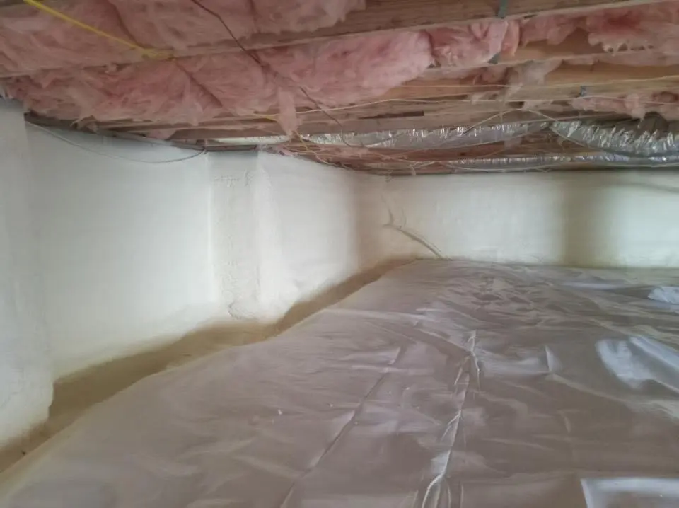 Crawl space encapsulation with closed-cell spray foam for Roof Maintenance in Bull Mountain
